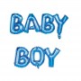 FETE EN KIT - DECORATION BABY SHOWER - BALLON MYLAR BABY BOY BLEU